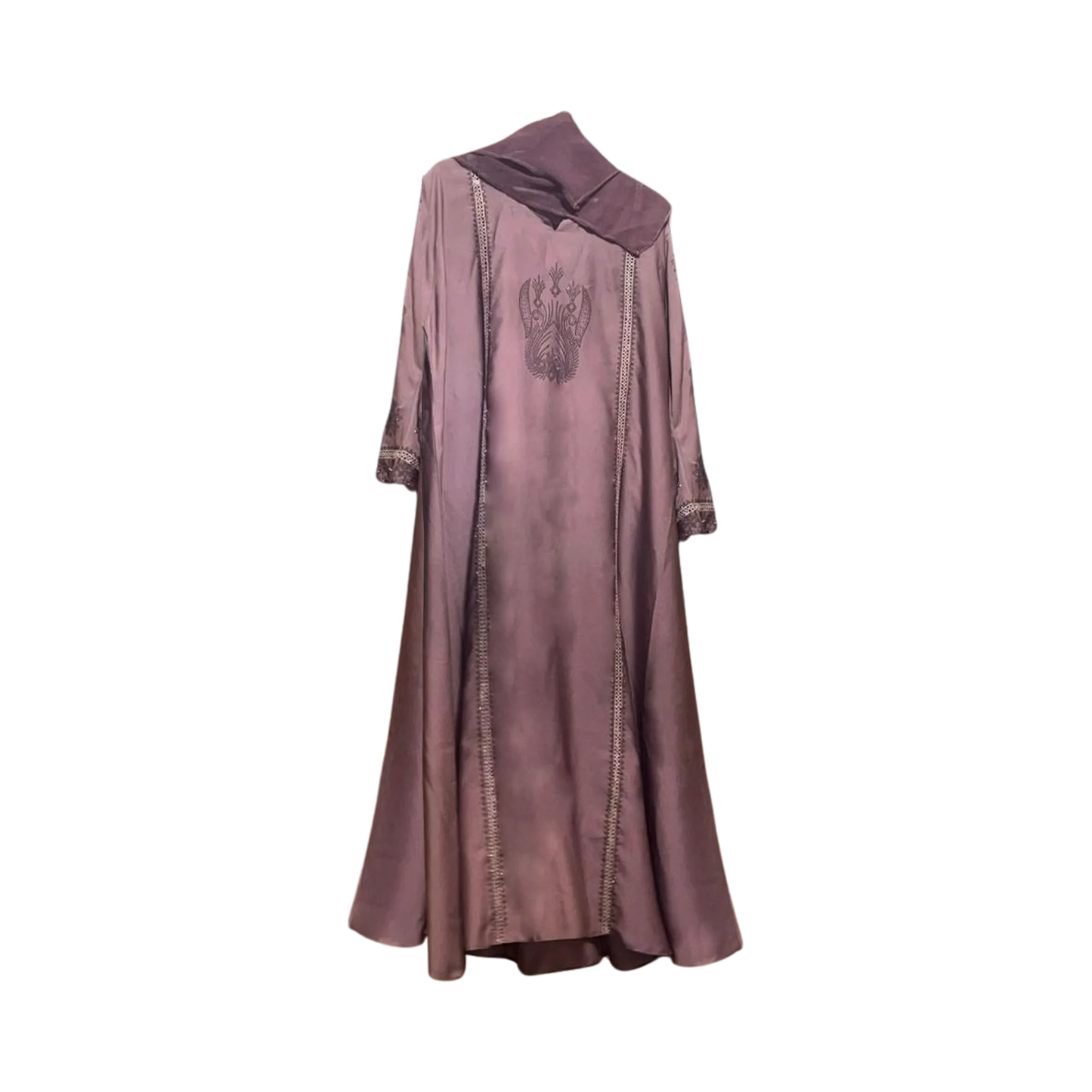 Plain Abaya with Stone work