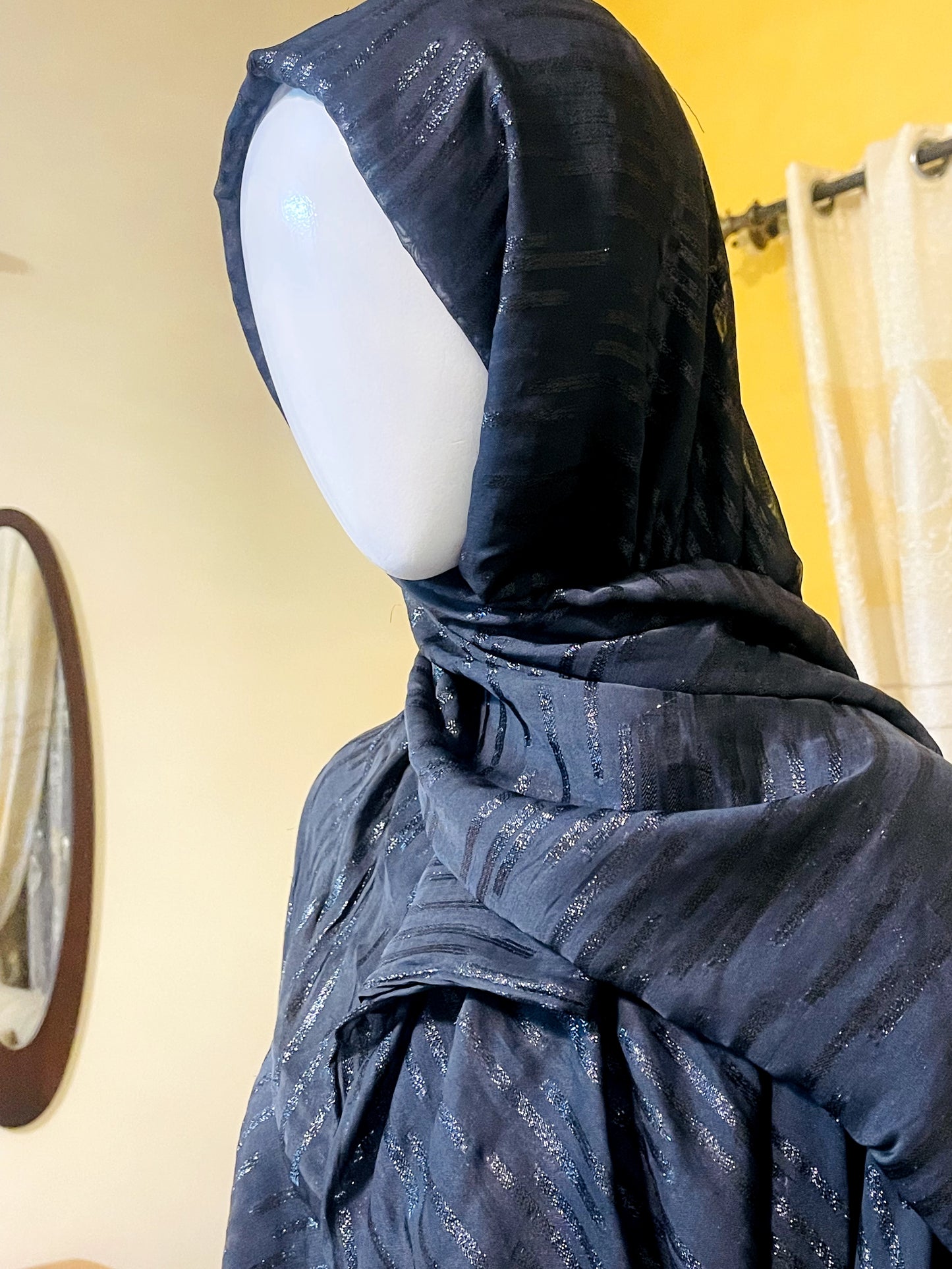 Plain Umbrella Abaya with Gown, Scarf and Veil