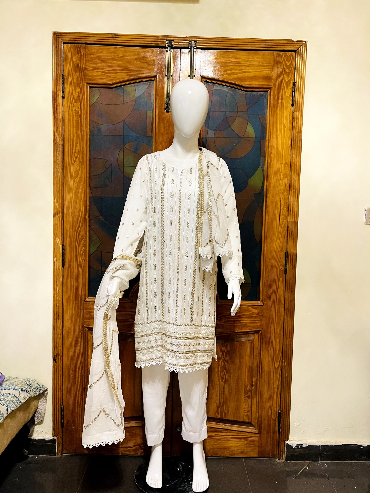 Fancy Embroidered 3pcs