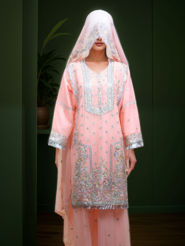 3 pc chifon dress