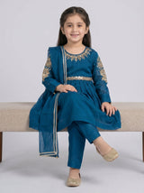 3 pcs chiffon frock.