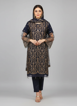 3 pc dress Embroidered Chiffon Pakistani wedding wear