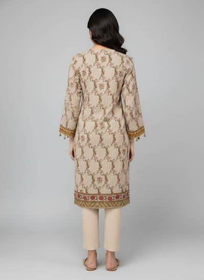 J. Printed Lawn Shirt