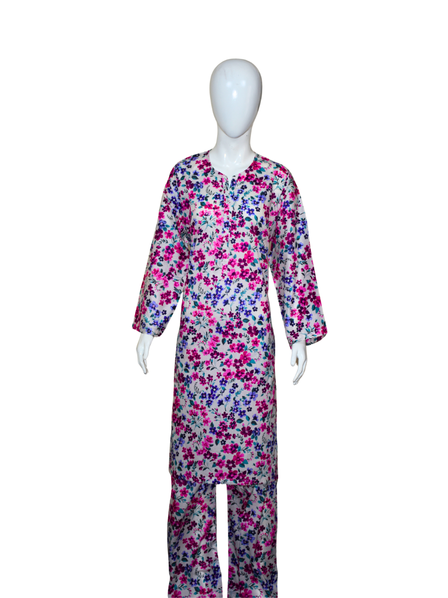 2 pc linen casual dress