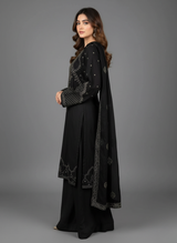 3pcs embroidered viscose Fabric suit pakistani party wear