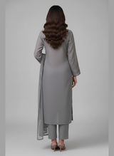 3 PCs Embroidered dress