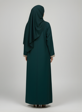 Plain Embroidered Abaya