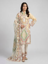 3 pcs Long length Banadorya lawn dress