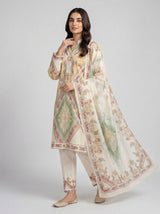 3 pcs Long length Banadorya lawn dress