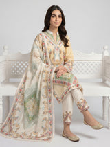 3 pcs Long length Banadorya lawn dress
