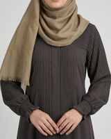 Nida fabric front closed abaya