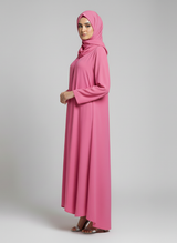 Plain Abaya with Stone work