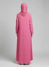 Plain Abaya with Stone work