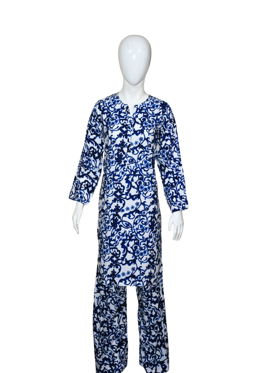 2 pc linen casual dress