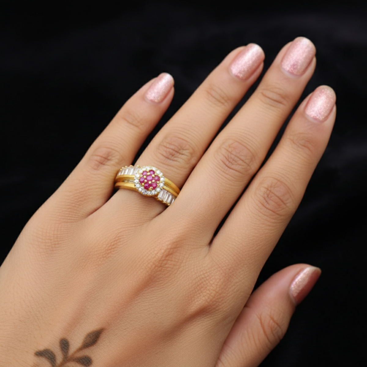 One Carat Stones Ring