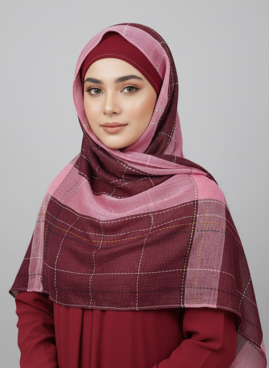 Fancy Scarf with Glow wires