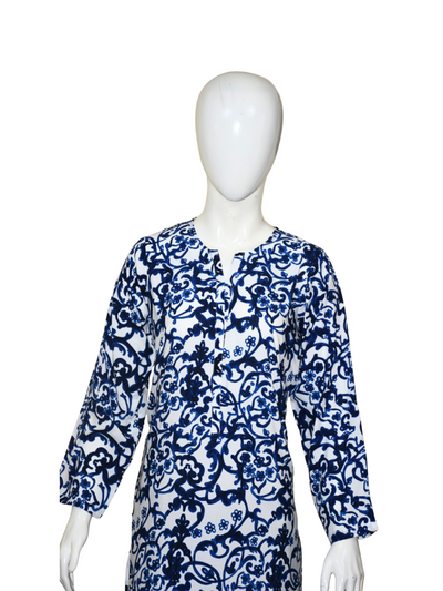 2 pc linen casual dress