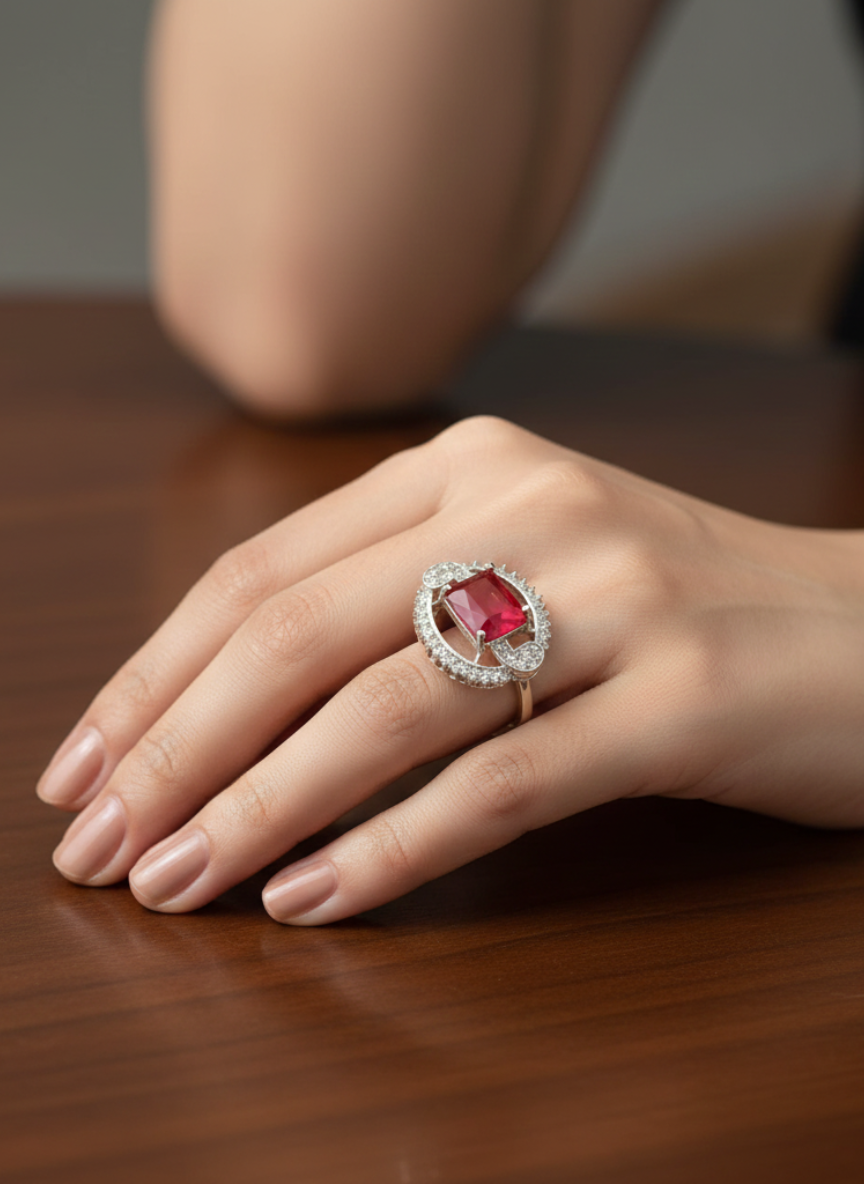 One Carat Stones Ring