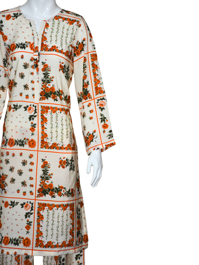 2 pc linen casual dress
