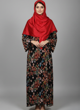 Two-in-one reversible Abaya that can be worn from either side