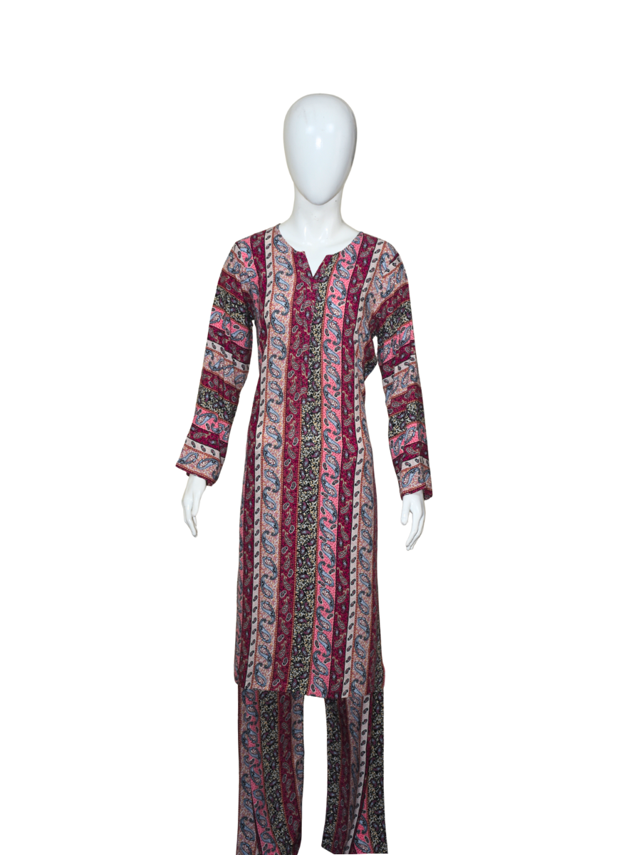 2 pc linen casual dress