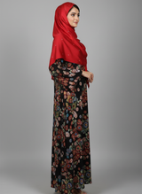 Two-in-one reversible Abaya that can be worn from either side