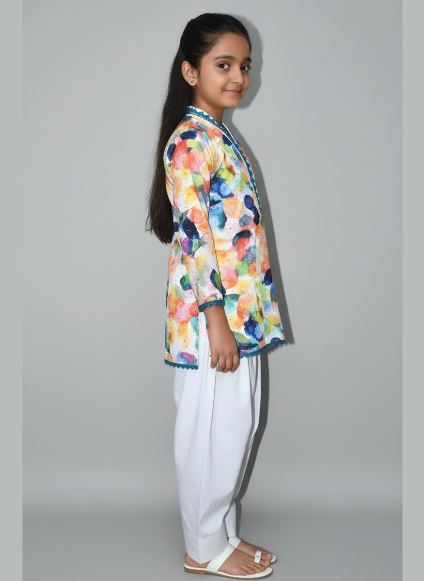 2 pcs chicken kari with Farshi shalwar