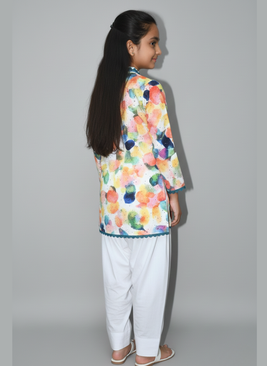 2 pcs chicken kari with Farshi shalwar