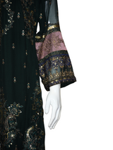 3 pc Pure Chiffon Embroidered Dress