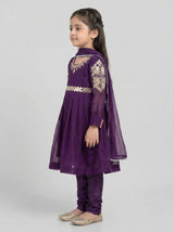 3 pcs chiffon frock.