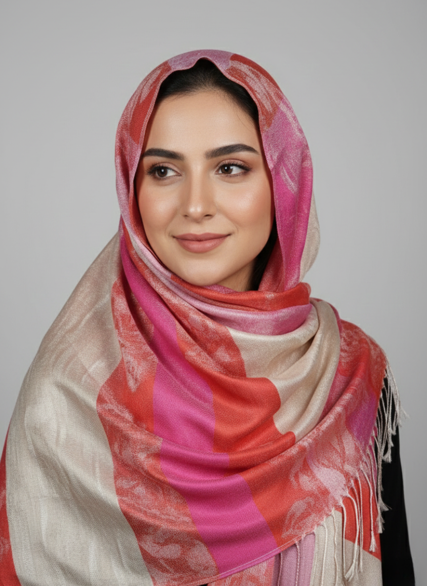 Multi color Silk Scarf