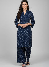 2 pc printed linen shalwar qameez