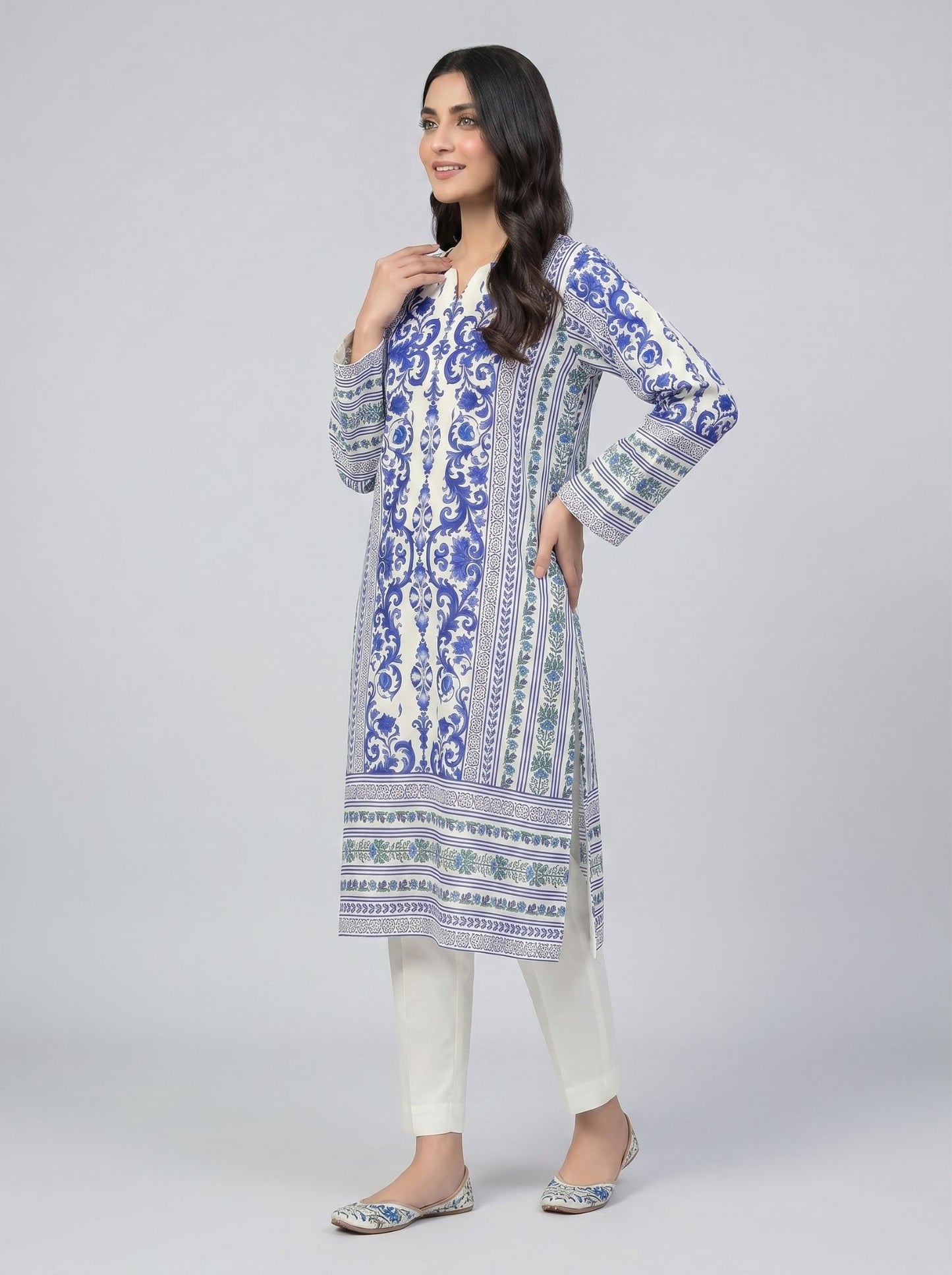 High quality mixed silk 2 pc outift comes