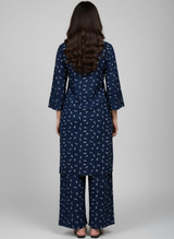 2 pc printed linen shalwar qameez