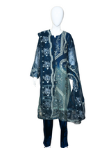 3 pc Pure Chiffon Embroidered Dress