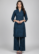 2 pc printed linen shalwar qameez