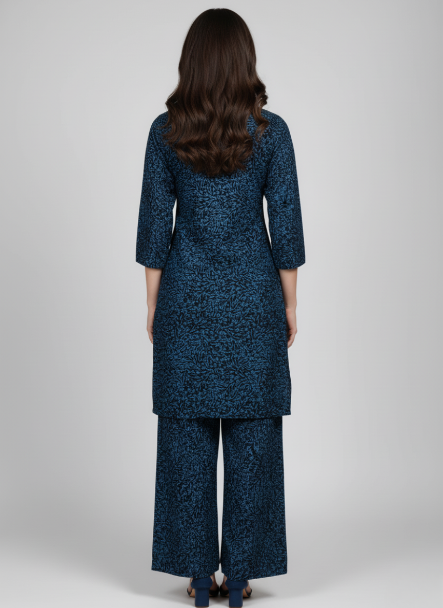 2 pc printed linen shalwar qameez