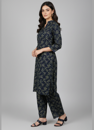 2 pc printed linen shalwar qameez