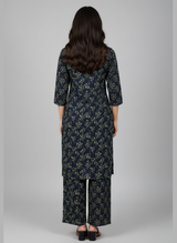 2 pc printed linen shalwar qameez