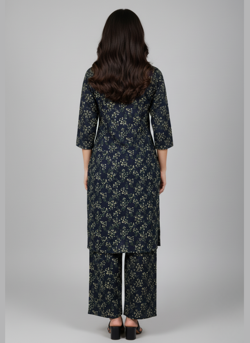 2 pc printed linen shalwar qameez