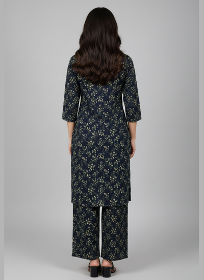 2 pc printed linen shalwar qameez