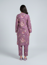 2 Piece Printed Linen Dress