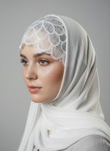 Net hijab cap