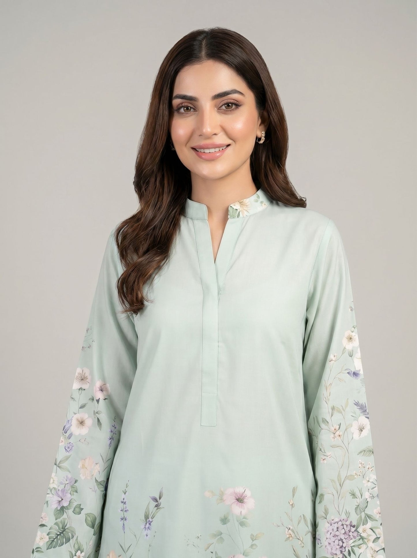 High quality mixed silk 2 pc outift