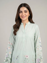 High quality mixed silk 2 pc outift