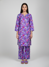 2 pc linen casual dress