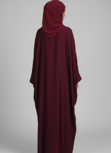 Plain Butterfly Abaya with Stone work