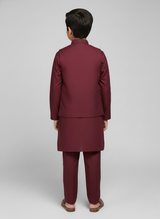 3 pcs kids Kurta Trouser with waistcoat