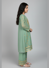 3 pcs chiffon Girls Gharara