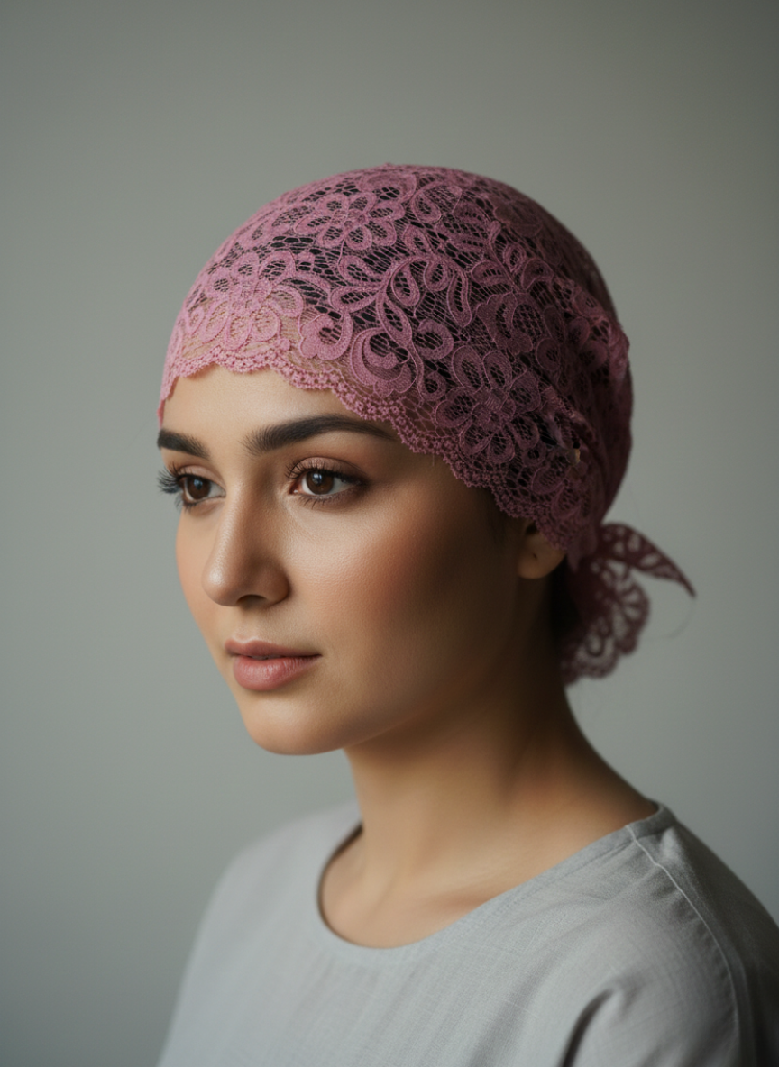 Net hijab cap